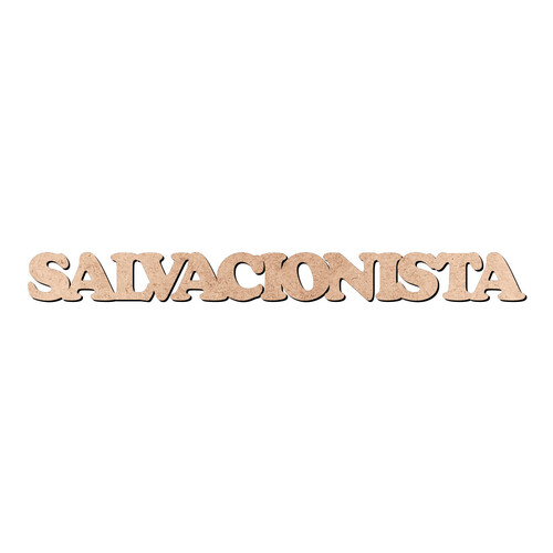 Recorte SALVACIONISTA Cooper Black / MDF 3mm