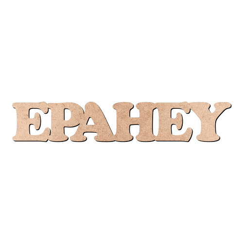 Recorte EPAHEY Cooper Black / MDF 3mm