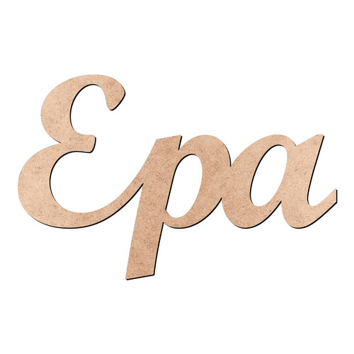 Recorte Epa Script Mt Std / MDF 3mm