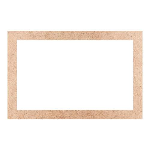 Recorte Moldura Ret 38 x 58 cm Borda 4 cm / MDF 3mm