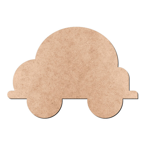 Recorte Carrinho Fundo / MDF 3mm