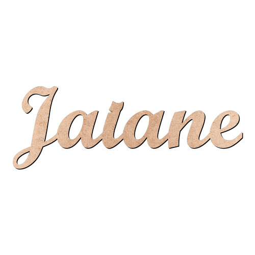 Recorte Jaiane Script Mt Std / MDF 3mm