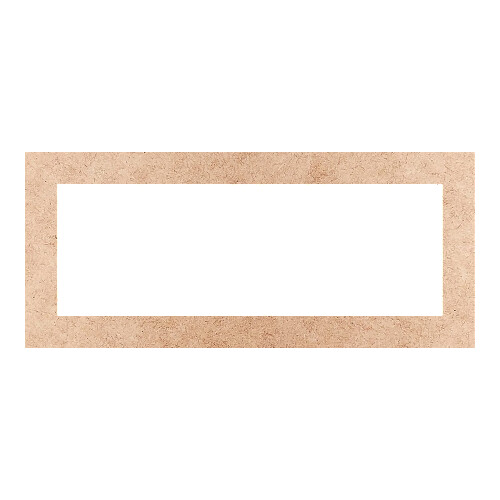 Recorte Moldura Ret 24 x 55 cm Borda 4 cm / MDF 3mm