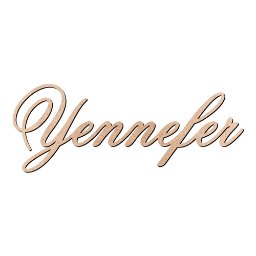 Recorte Yennefer Old Script / MDF 3mm