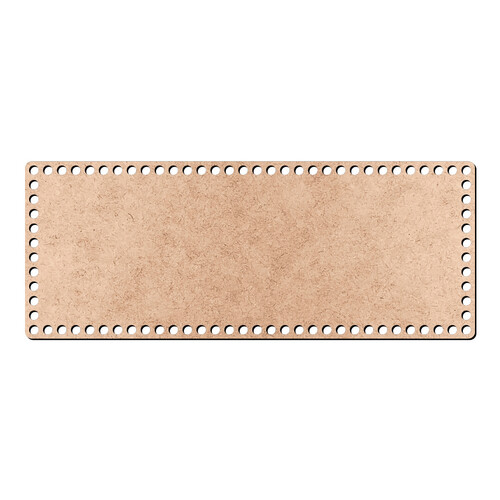 Recorte Base Ret Cesto Crochê 13 x 33 cm / MDF 3mm