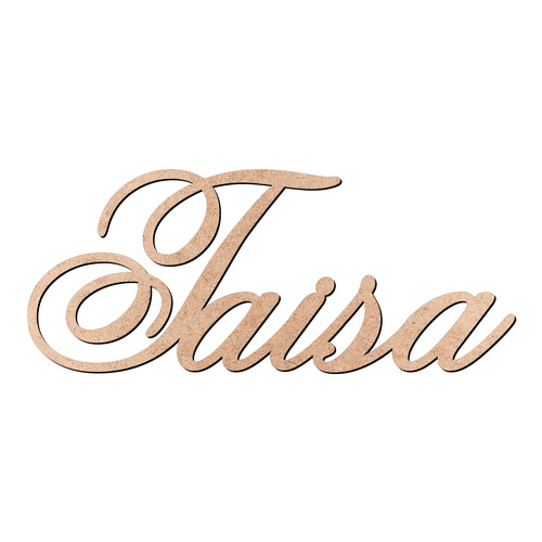 Recorte Taisa Old Script / MDF 3mm