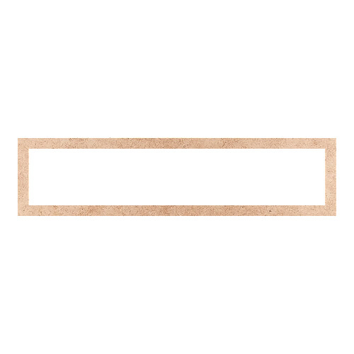 Recorte Moldura Ret 21 x 85 cm Borda 3 cm / MDF 3mm
