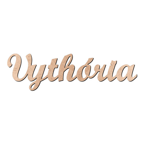 Recorte Vythória Script Mt Std / MDF 3mm