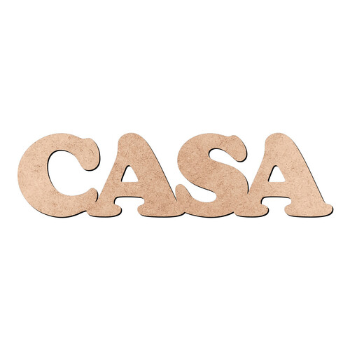 Recorte CASA Cooper Black / MDF 3mm