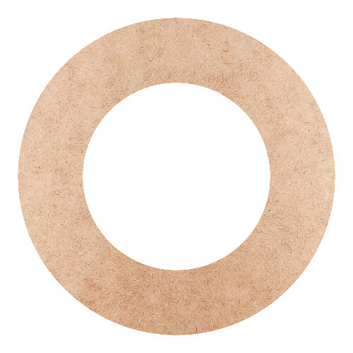 Recorte Moldura Cir 34 cm Borda 7 cm / MDF 3mm