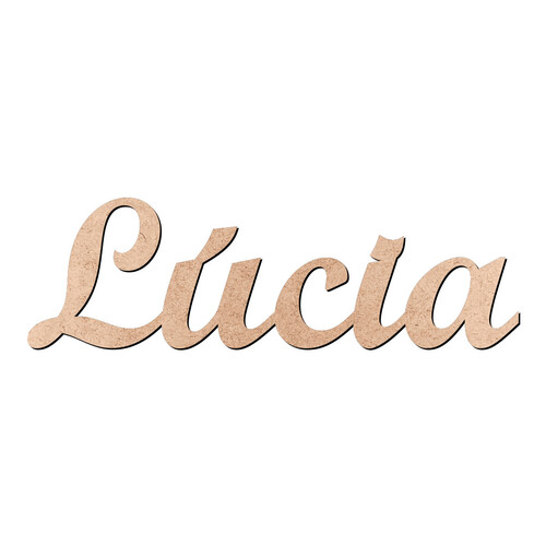 Recorte Lúcia Script Mt Std / MDF 3mm