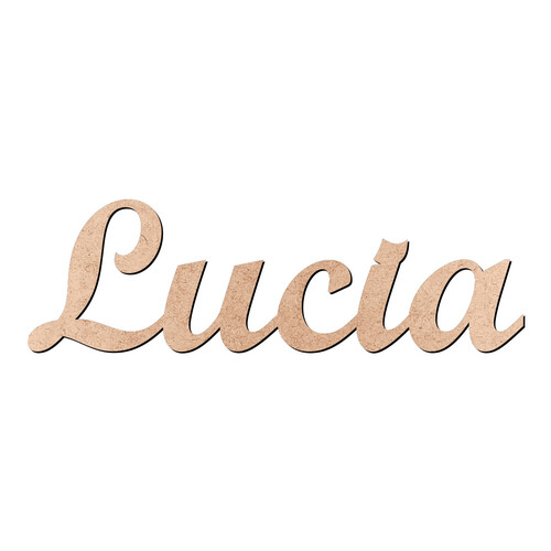 Recorte Lucia Script Mt Std / MDF 3mm