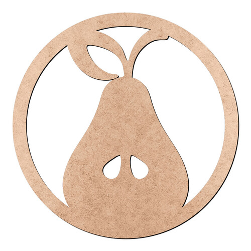 Recorte Pera Moldura / MDF 3mm