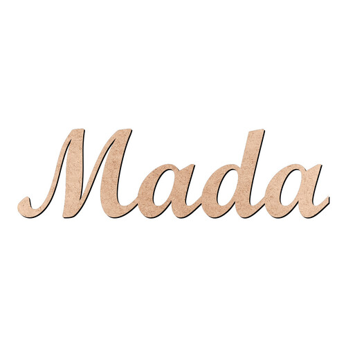 Recorte Mada Script Mt Std / MDF 3mm