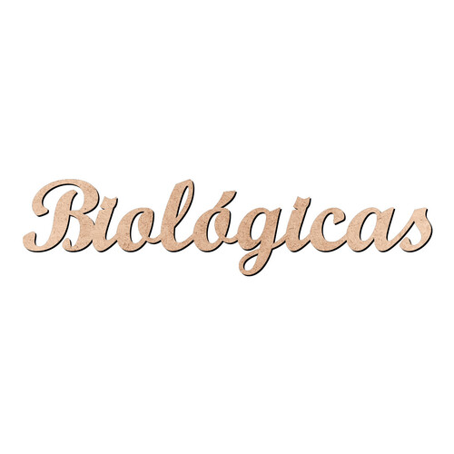 Recorte Biológicas Script Mt Std / MDF 3mm