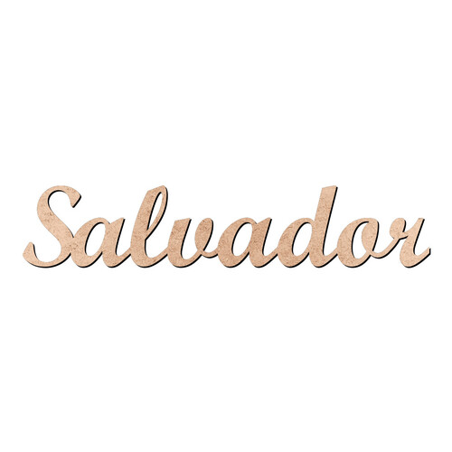 Recorte Salvador Script Mt Std / MDF 3mm