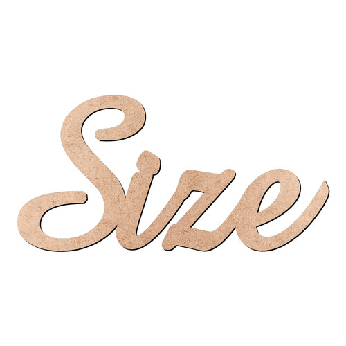 Recorte Size Amaze / MDF 3mm