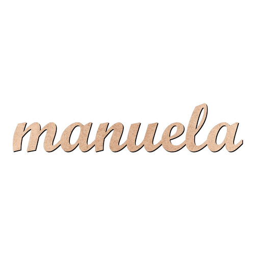 Recorte manuela Script Mt Std / MDF 3mm