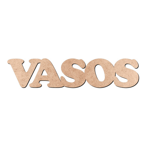 Recorte VASOS Cooper Black / MDF 3mm