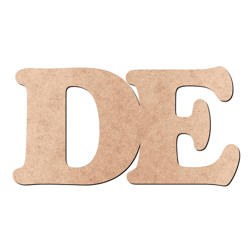 Recorte DE Cooper Black / MDF 3mm