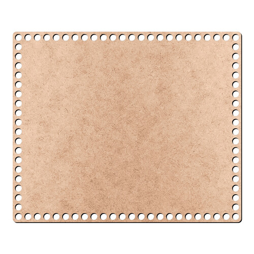 Recorte Base Ret Cesto Fio Malha 25 x 30 cm / MDF 3mm