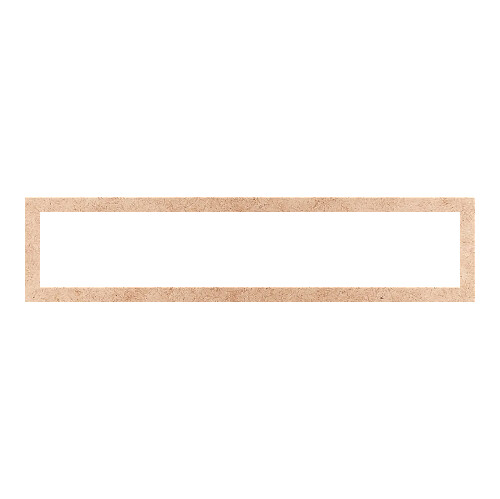 Recorte Moldura Ret 7 x 30 cm Borda 1 cm / MDF 3mm
