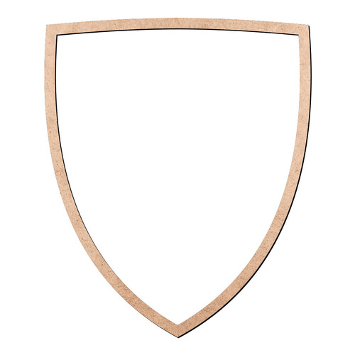 Recorte Escudo Contorno / MDF 3mm