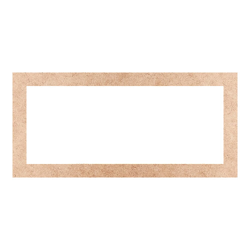Recorte Moldura Ret 15 x 32 cm Borda 2 cm / MDF 3mm