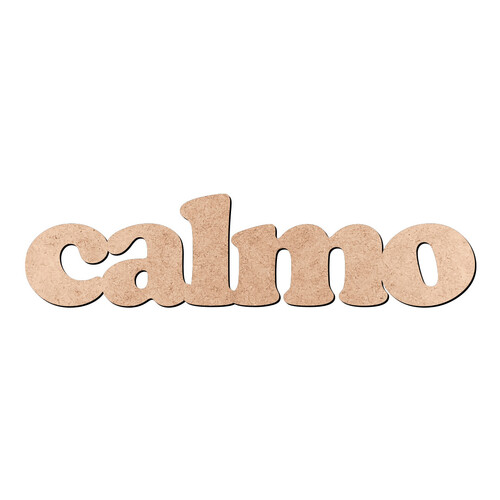 Recorte calmo Cooper Black / MDF 3mm
