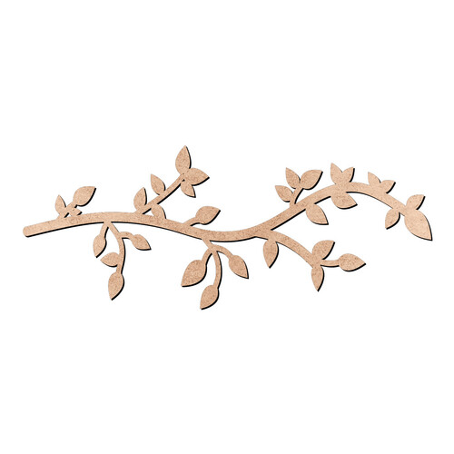 Recorte Galho Folhas / MDF 3mm