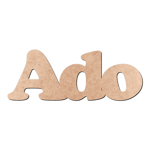 Recorte Ado Cooper Black / MDF 3mm