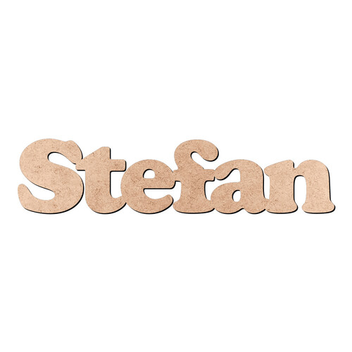 Recorte Stefan Cooper Black / MDF 3mm