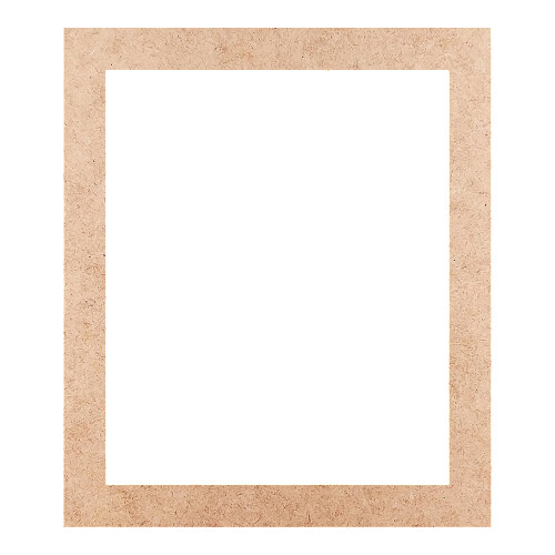 Recorte Moldura Ret 35 x 30 cm Borda 3 cm / MDF 3mm