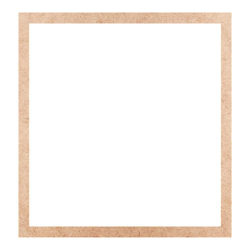 Recorte Moldura Ret 40 x 38 cm Borda 2 cm / MDF 3mm