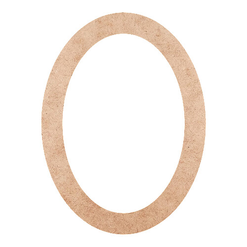Recorte Moldura Arr 31 x 23 cm Borda 3 cm / MDF 3mm