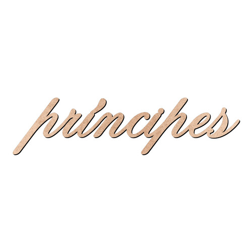 Recorte príncipes Old Script / MDF 3mm