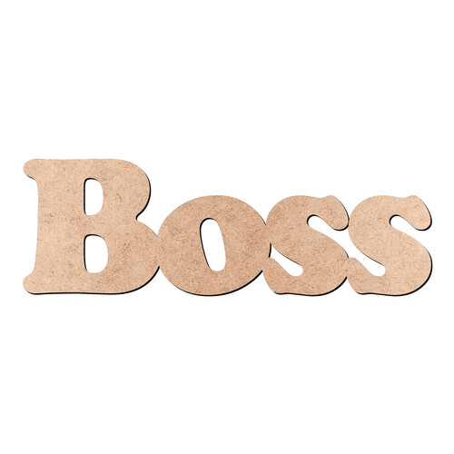 Recorte Boss Cooper Black / MDF 3mm