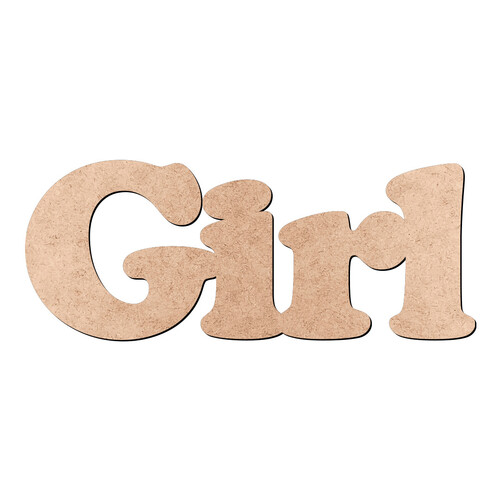 Recorte Girl Cooper Black / MDF 3mm
