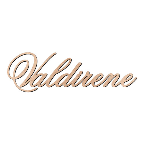 Recorte Valdirene Old Script / MDF 3mm