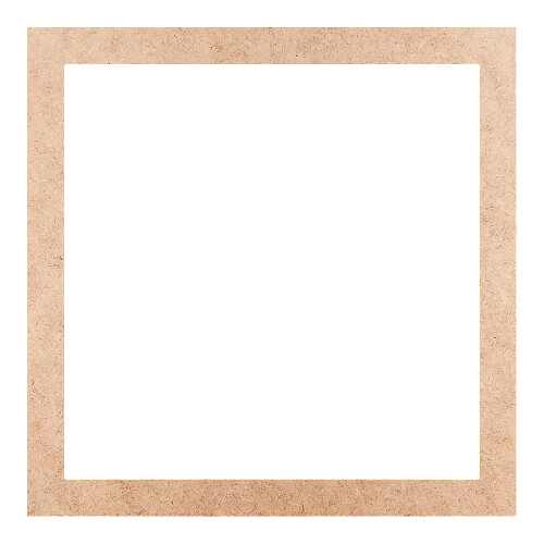 Recorte Moldura Quad 26 cm Borda 2 cm / MDF 3mm