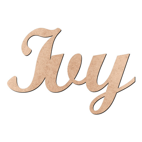 Recorte Ivy Script Mt Std / MDF 3mm