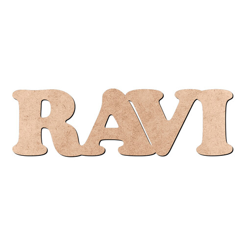 Recorte RAVI Cooper Black / MDF 3mm