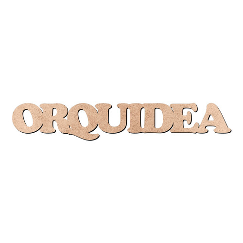 Recorte ORQUIDEA Cooper Black / MDF 3mm