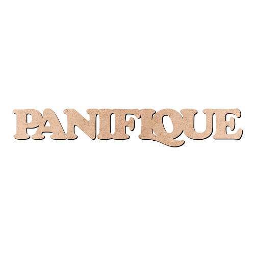 Recorte PANIFIQUE Cooper Black / MDF 3mm