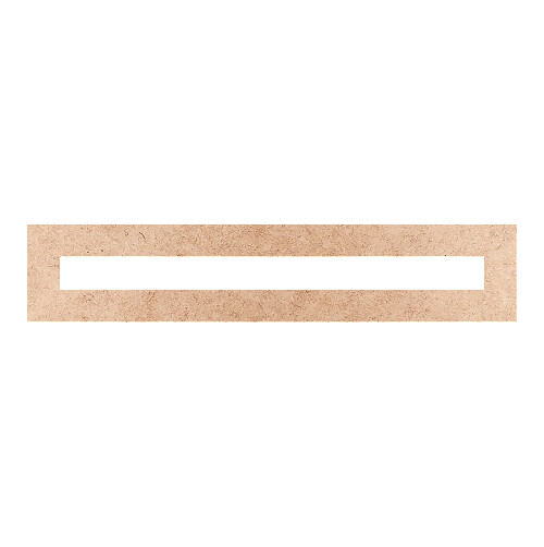 Recorte Moldura Ret 3 x 15 cm Borda 1 cm / MDF 3mm
