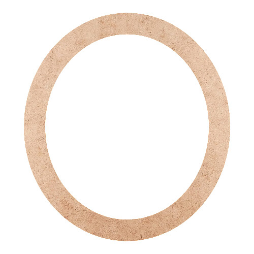 Recorte Moldura Arr 21 x 19 cm Borda 2 cm / MDF 3mm