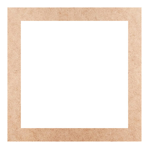 Recorte Moldura Quad 80 cm Borda 8 cm / MDF 3mm