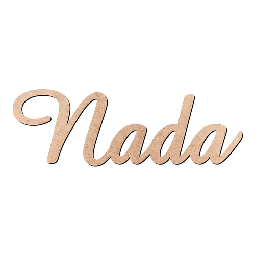 Recorte Nada Amaze / MDF 3mm