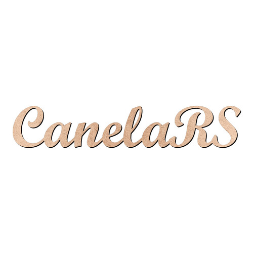 Recorte CanelaRS Script Mt Std / MDF 3mm