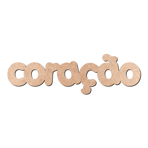 Recorte coração Porkys / MDF 3mm